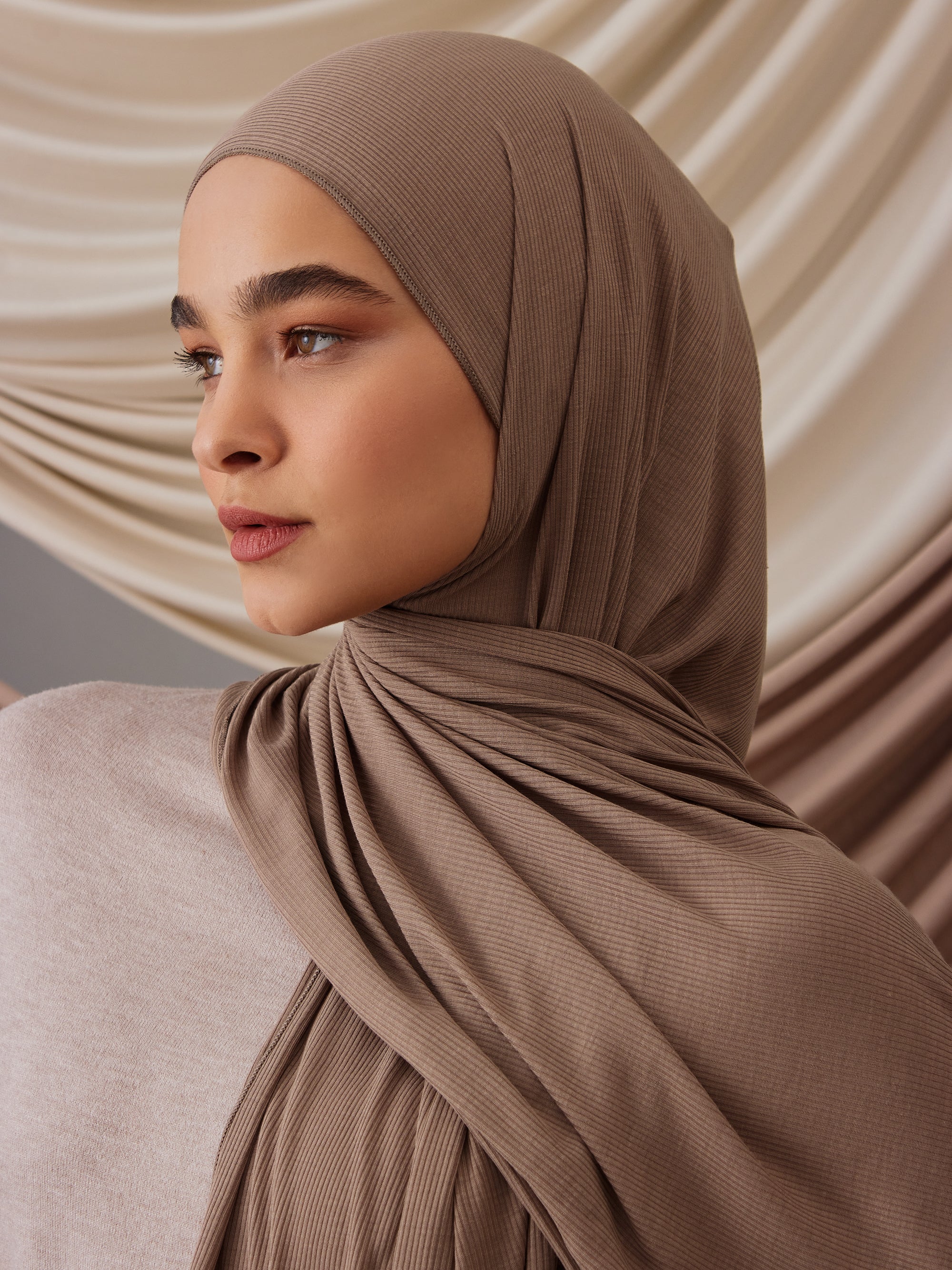 Ribbed Jersey Hijab