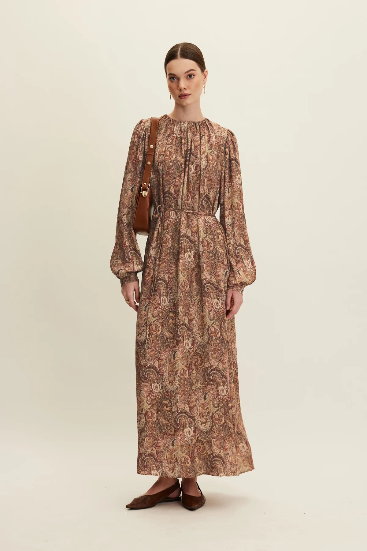 Patterned Viscose Dress Amora