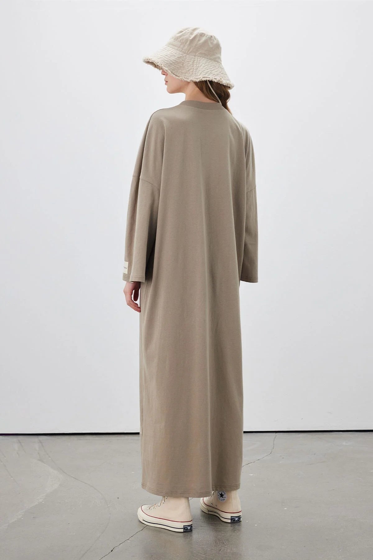 Long Oversized Dress Mink