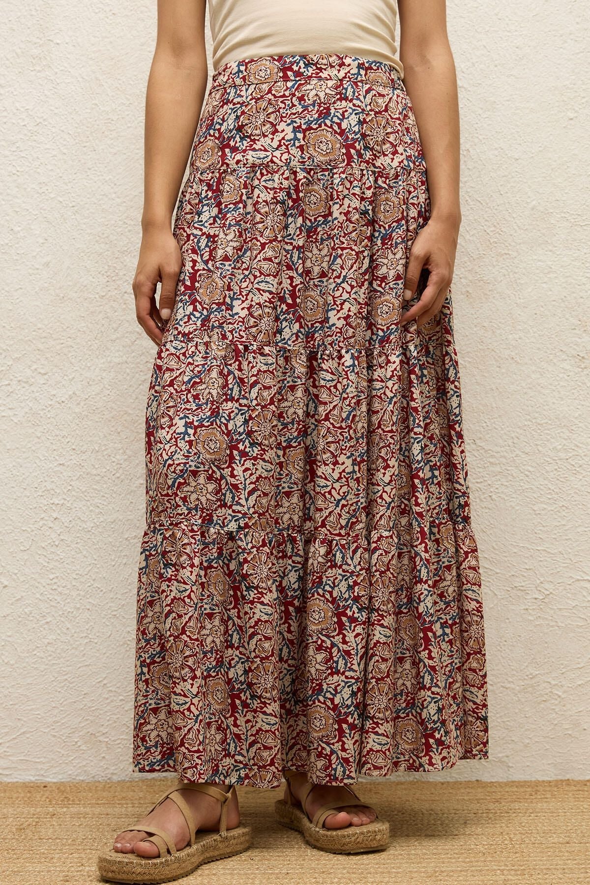 Viscose Patterned Skirt Marrakesh