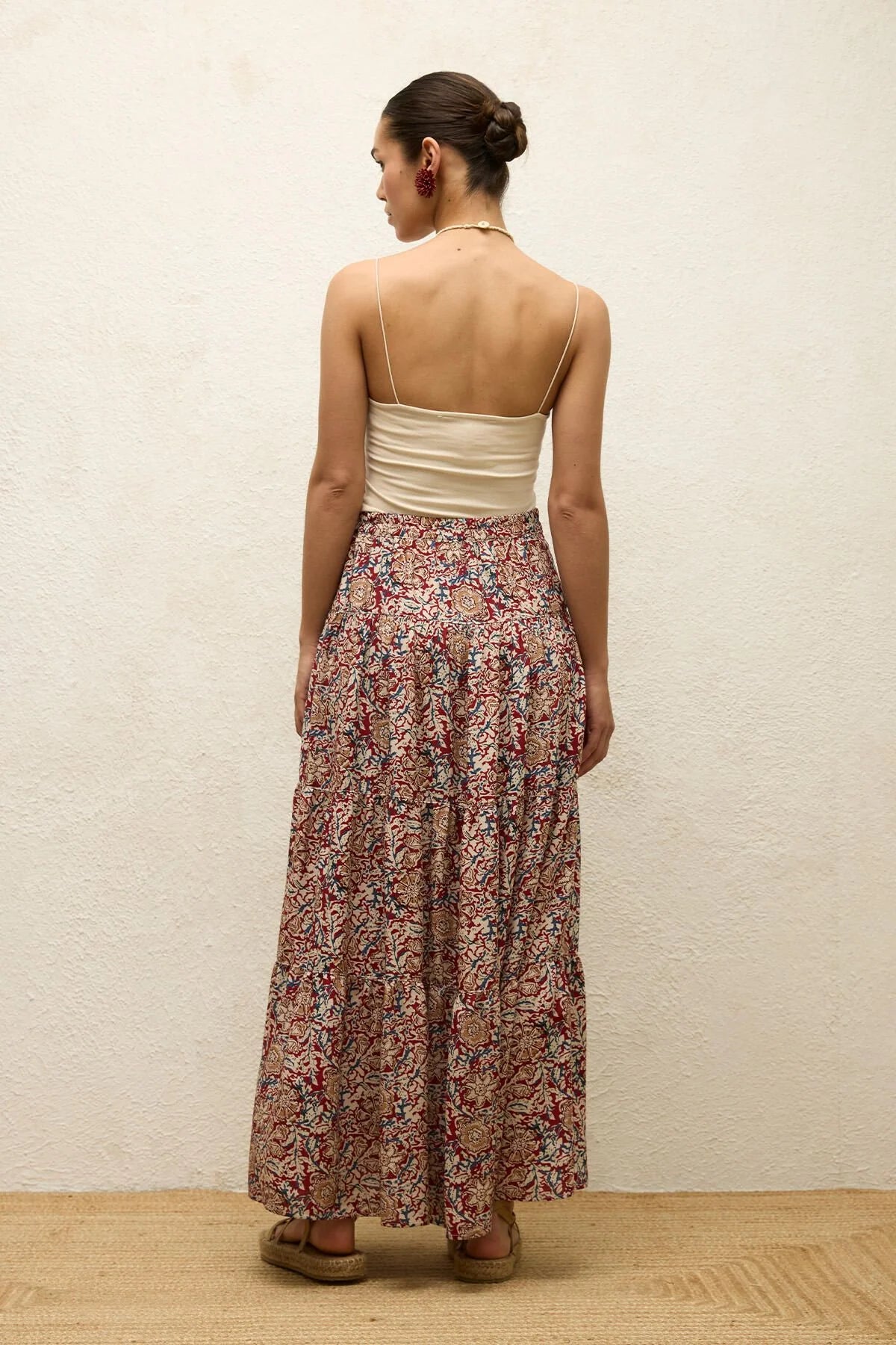 Viscose Patterned Skirt Marrakesh