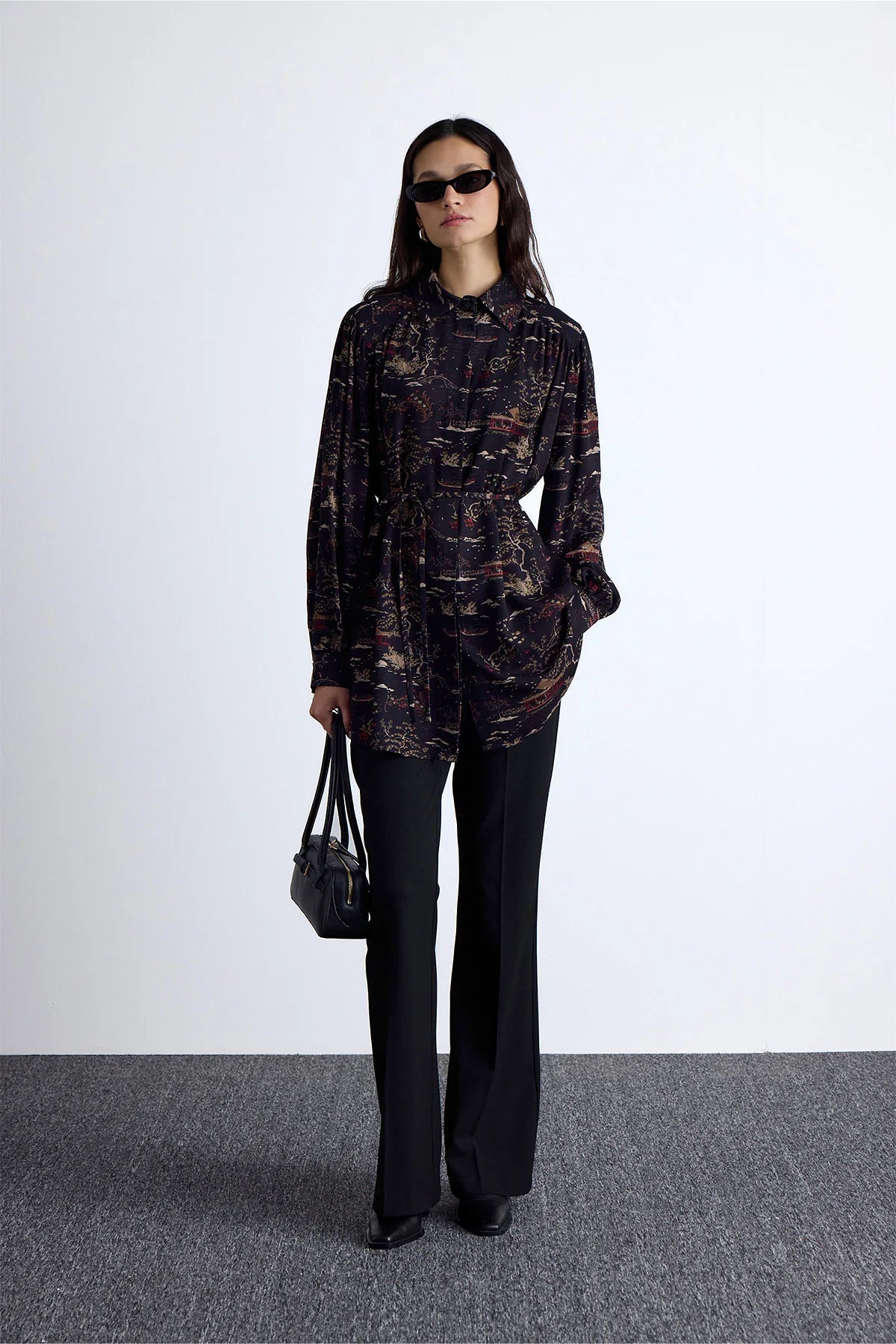 Belted Retro Shirt Osaka