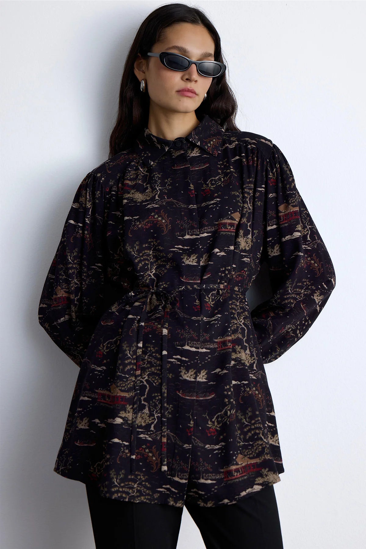 Belted Retro Shirt Osaka