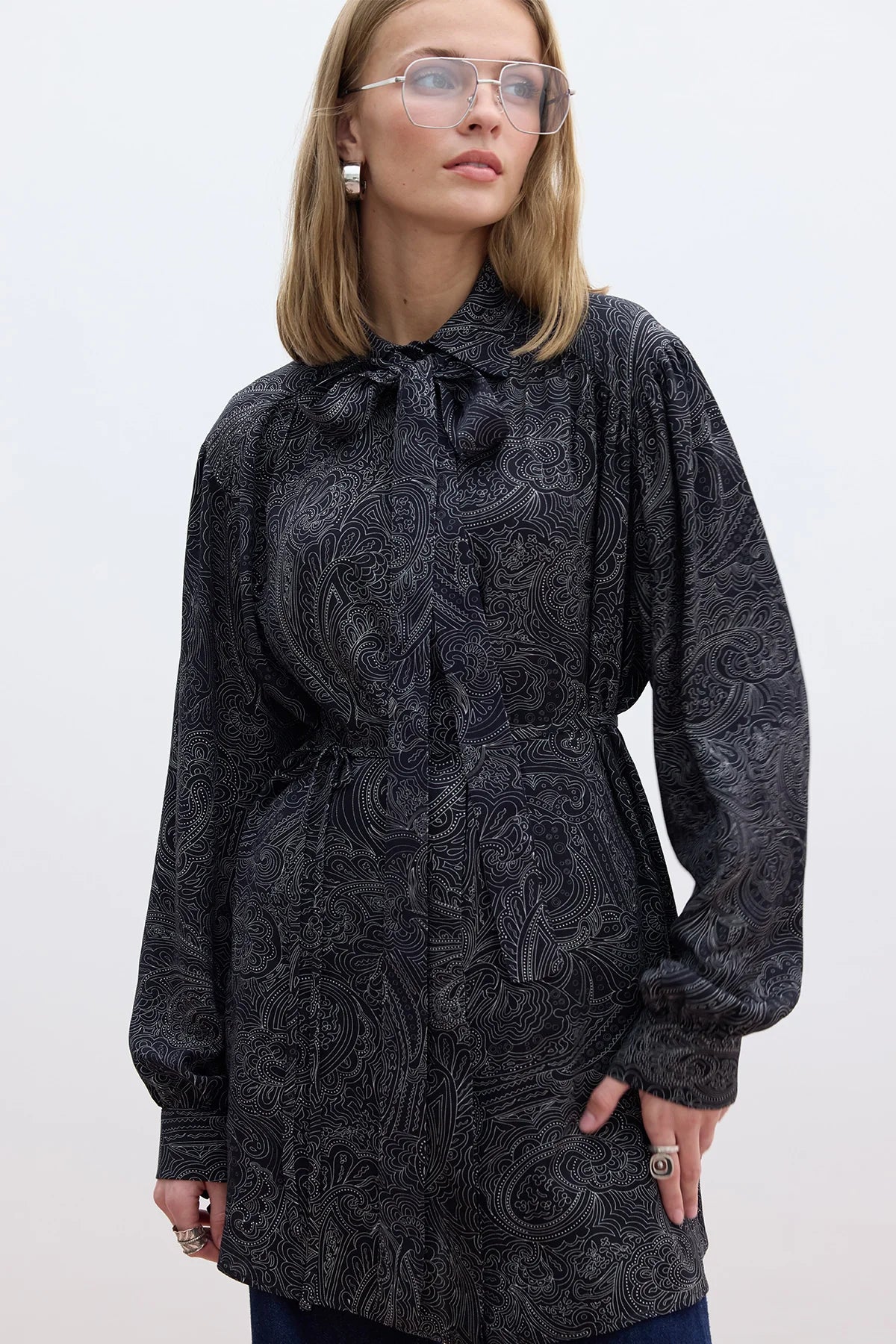 Belted Retro Shirt Reina