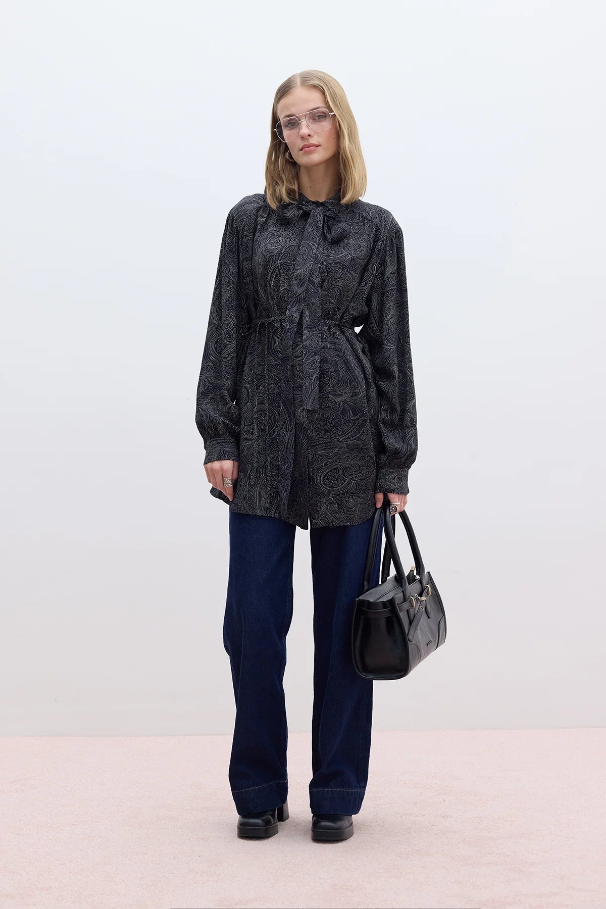 Belted Retro Shirt Reina