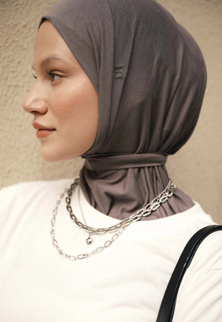 Athletic Hijab Dark Gray