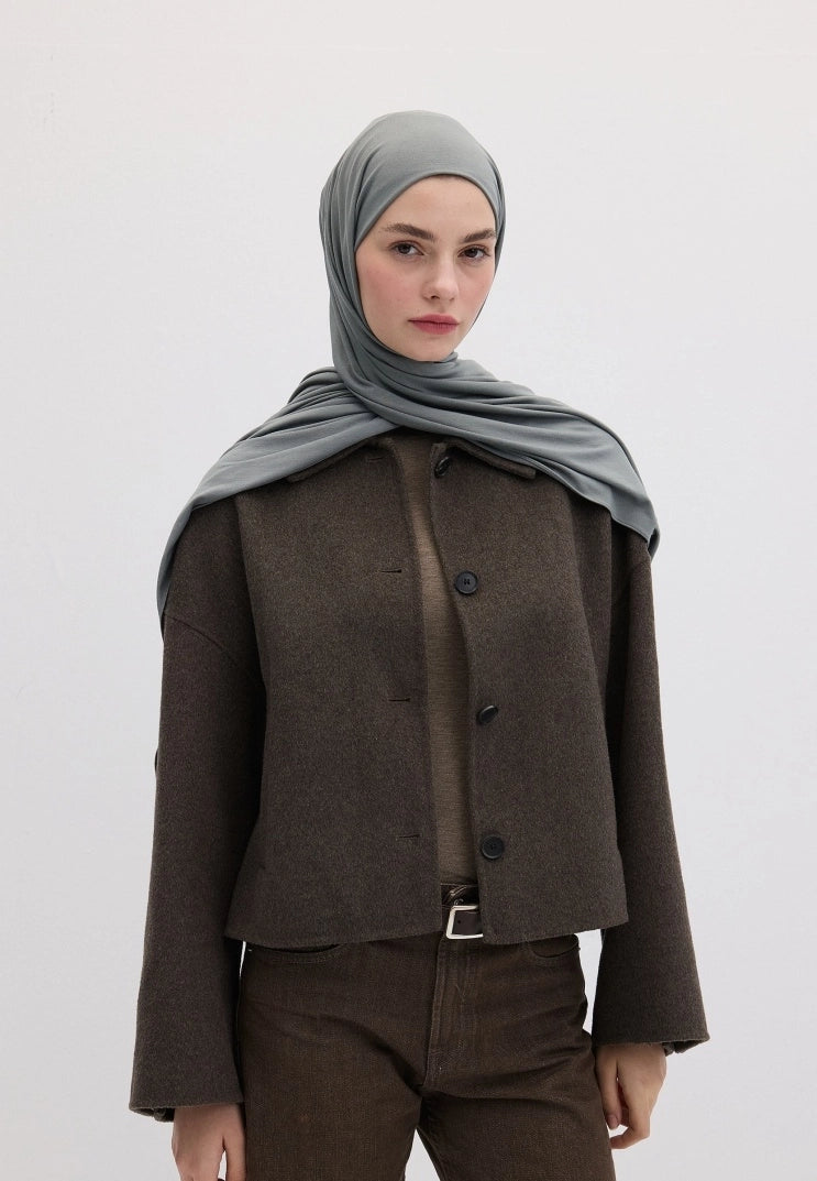 Bamboo Jersey Scarf Sea Foam
