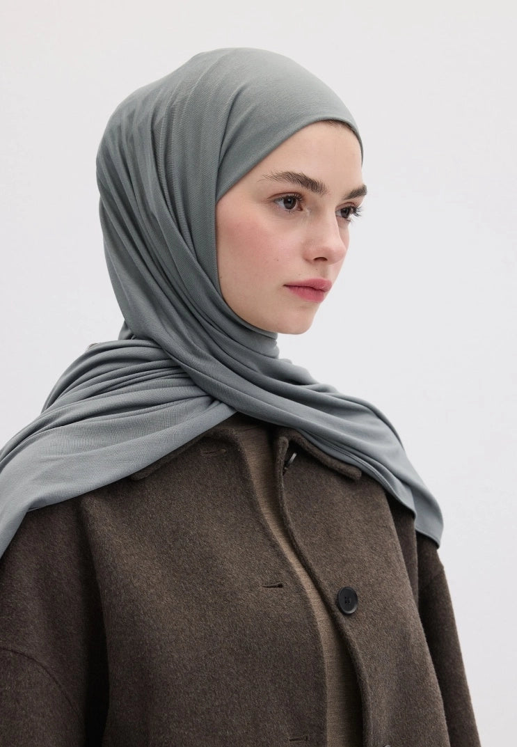 Bamboo Jersey Scarf Sea Foam
