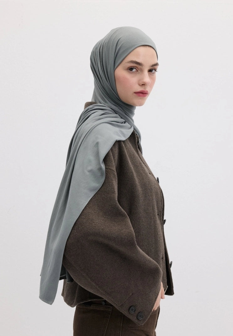 Bamboo Jersey Scarf Sea Foam