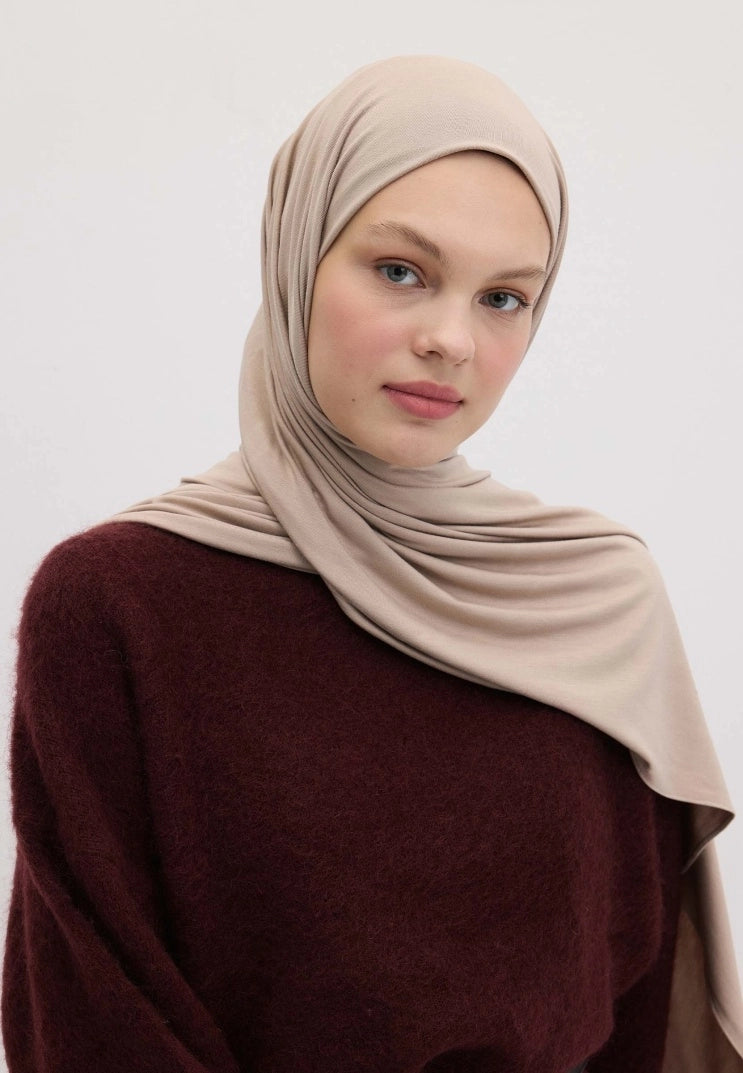 Bamboo Jersey Scarf Mink