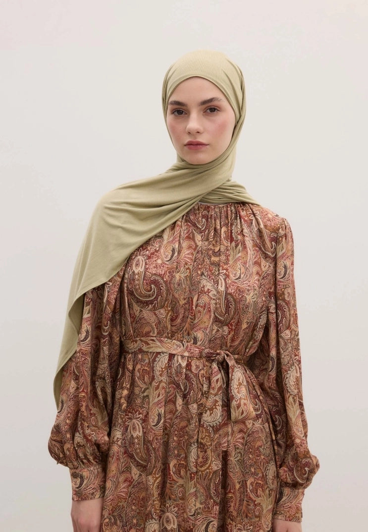Bamboo Jersey Scarf Sage