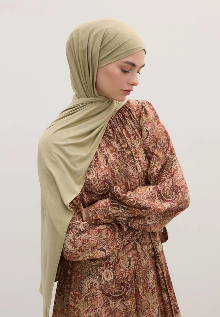 Bamboo Jersey Scarf Sage
