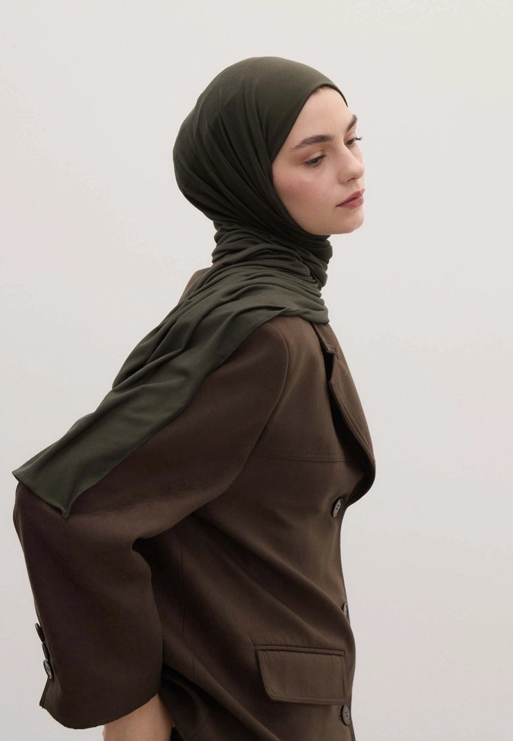 Bamboo Jersey Scarf Anthracite