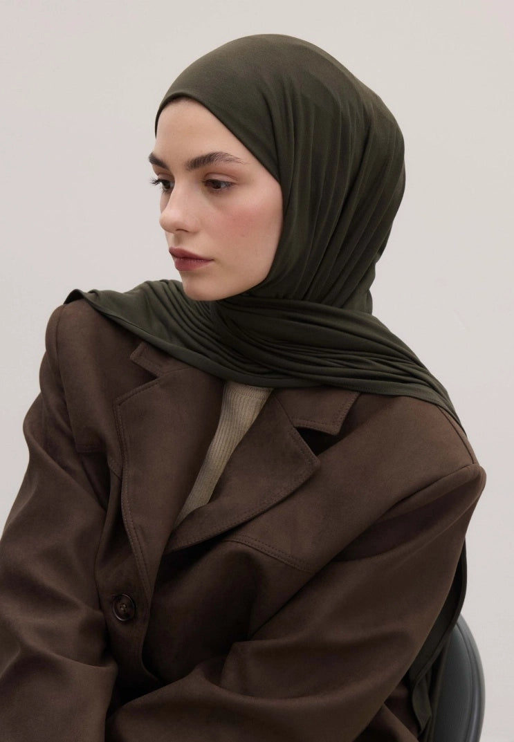 Bamboo Jersey Scarf Anthracite