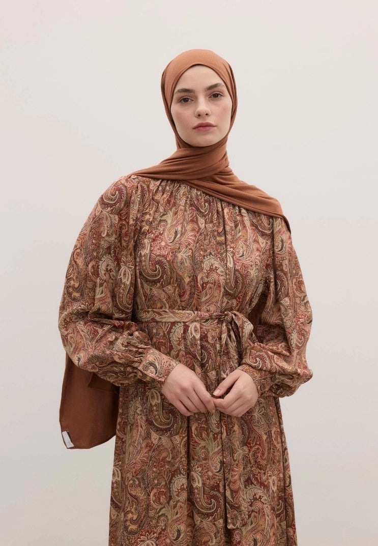 Bamboo Jersey Scarf Peachy Tan