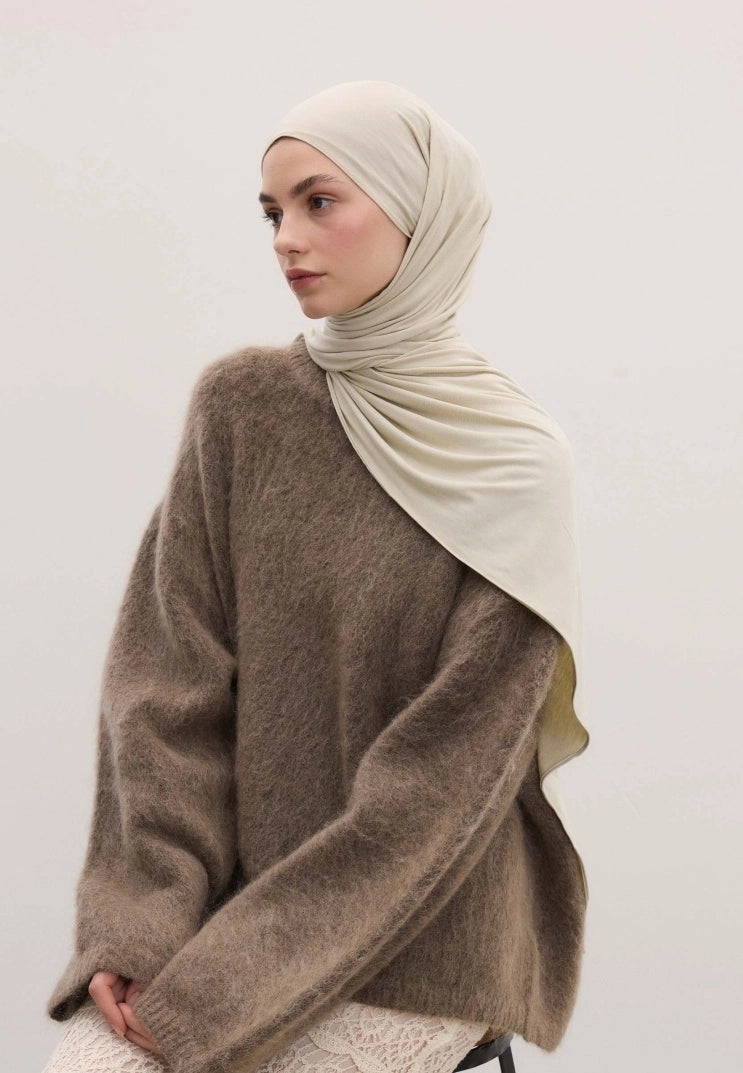 Bamboo Jersey Scarf Pale Green