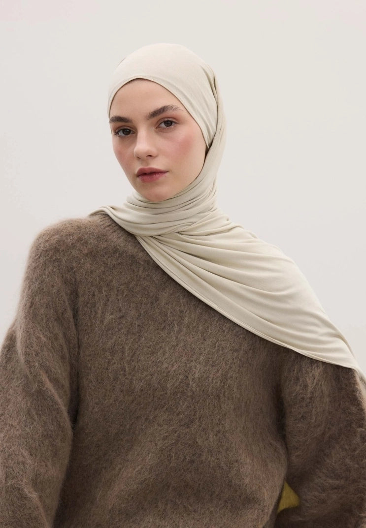 Bamboo Jersey Scarf Pale Green