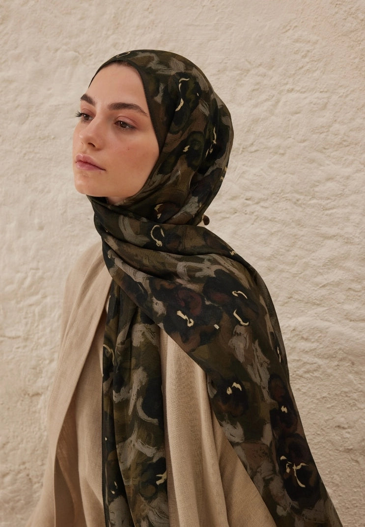Hope Viscose Scarf Khaki