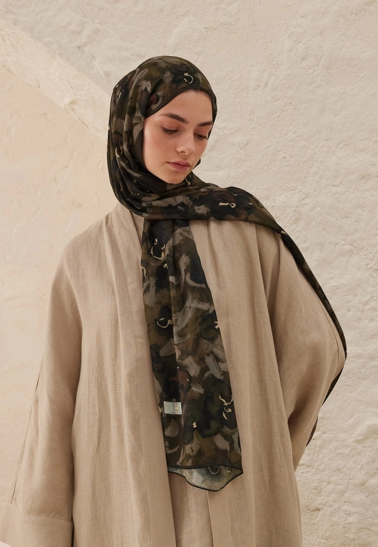 Hope Viscose Scarf Khaki