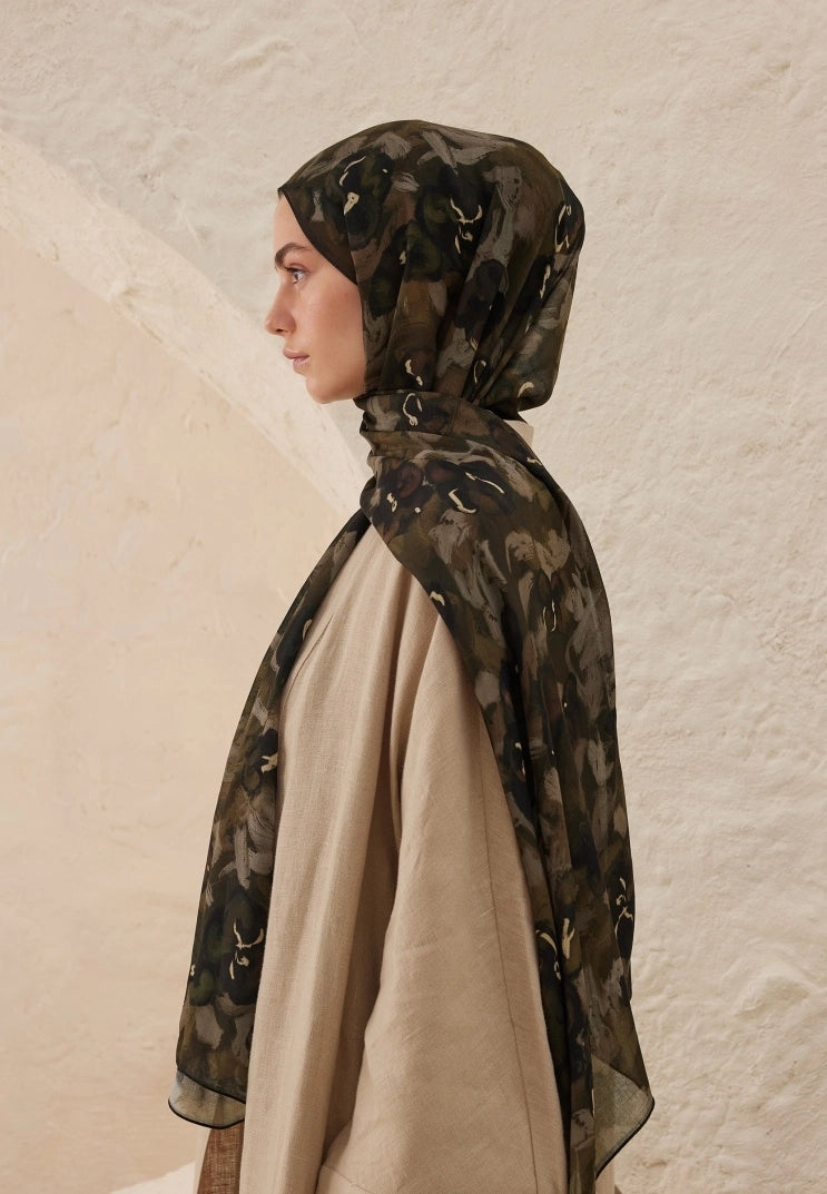 Hope Viscose Scarf Khaki