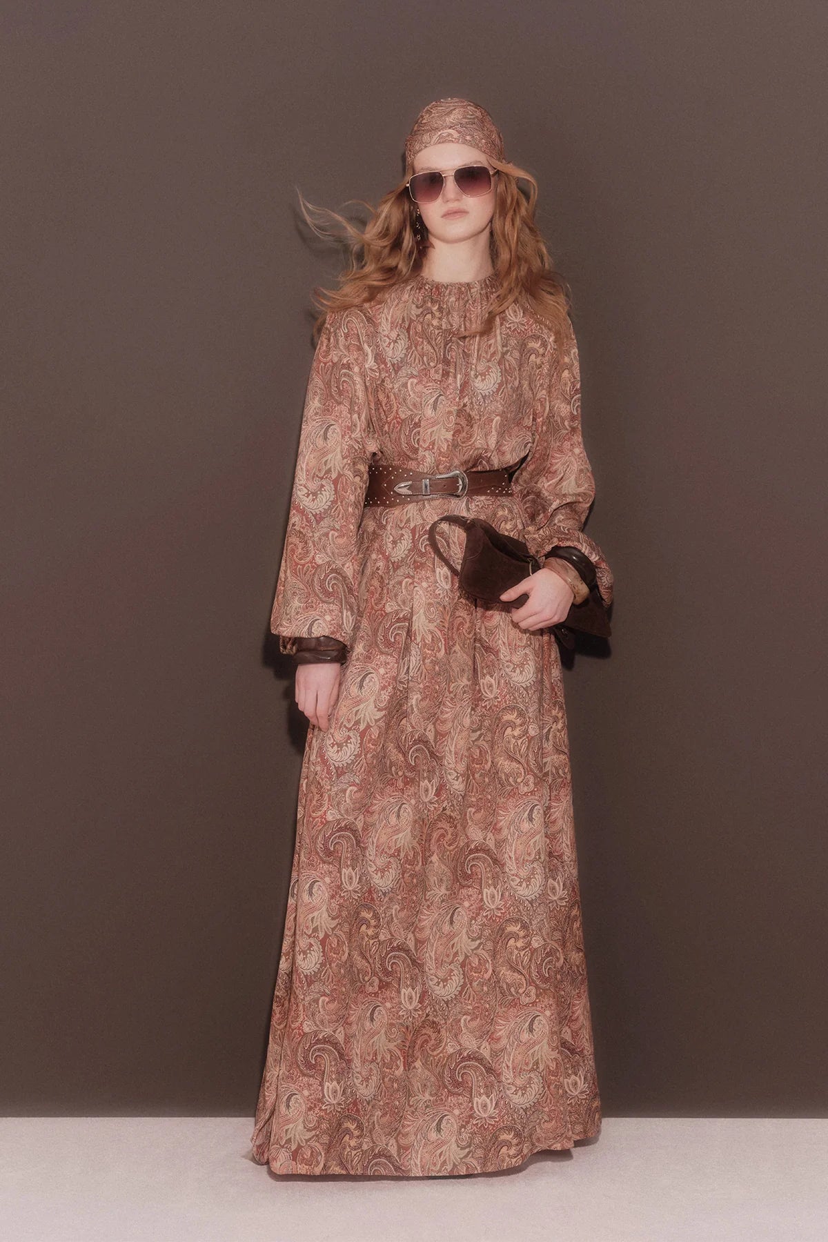 Patterned Viscose Dress Amora
