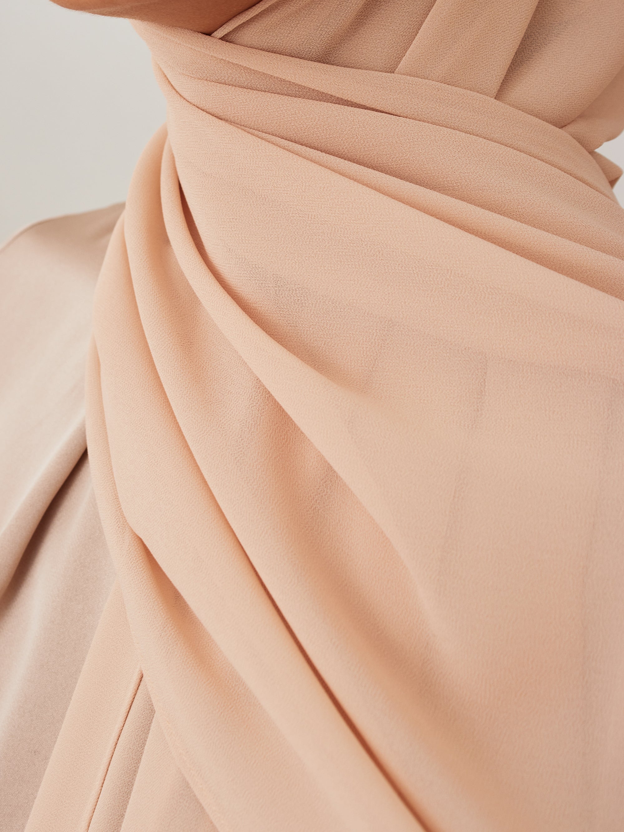 Deluxe Chiffon Hijab Nude