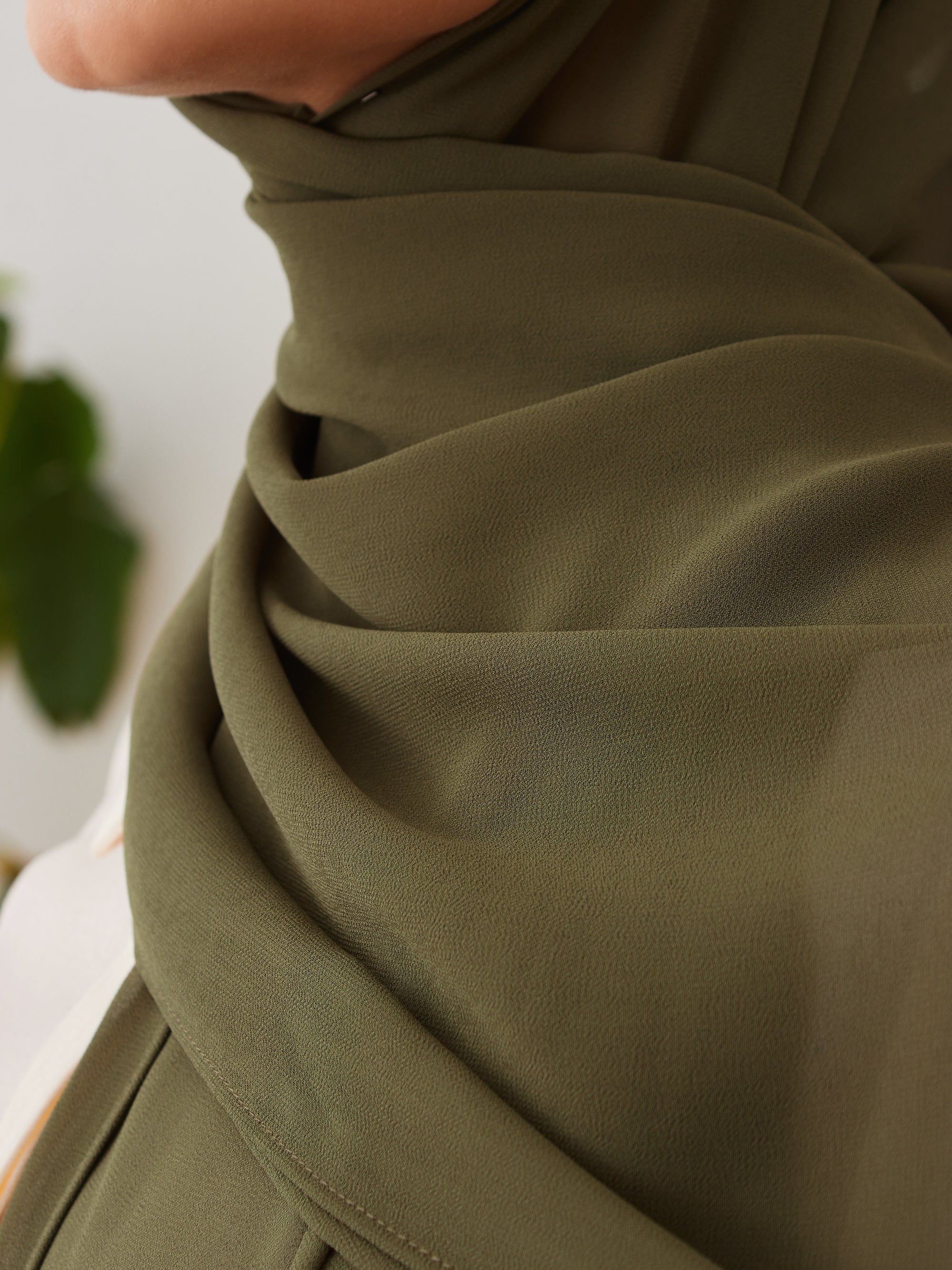 Deluxe Chiffon Hijab Olive