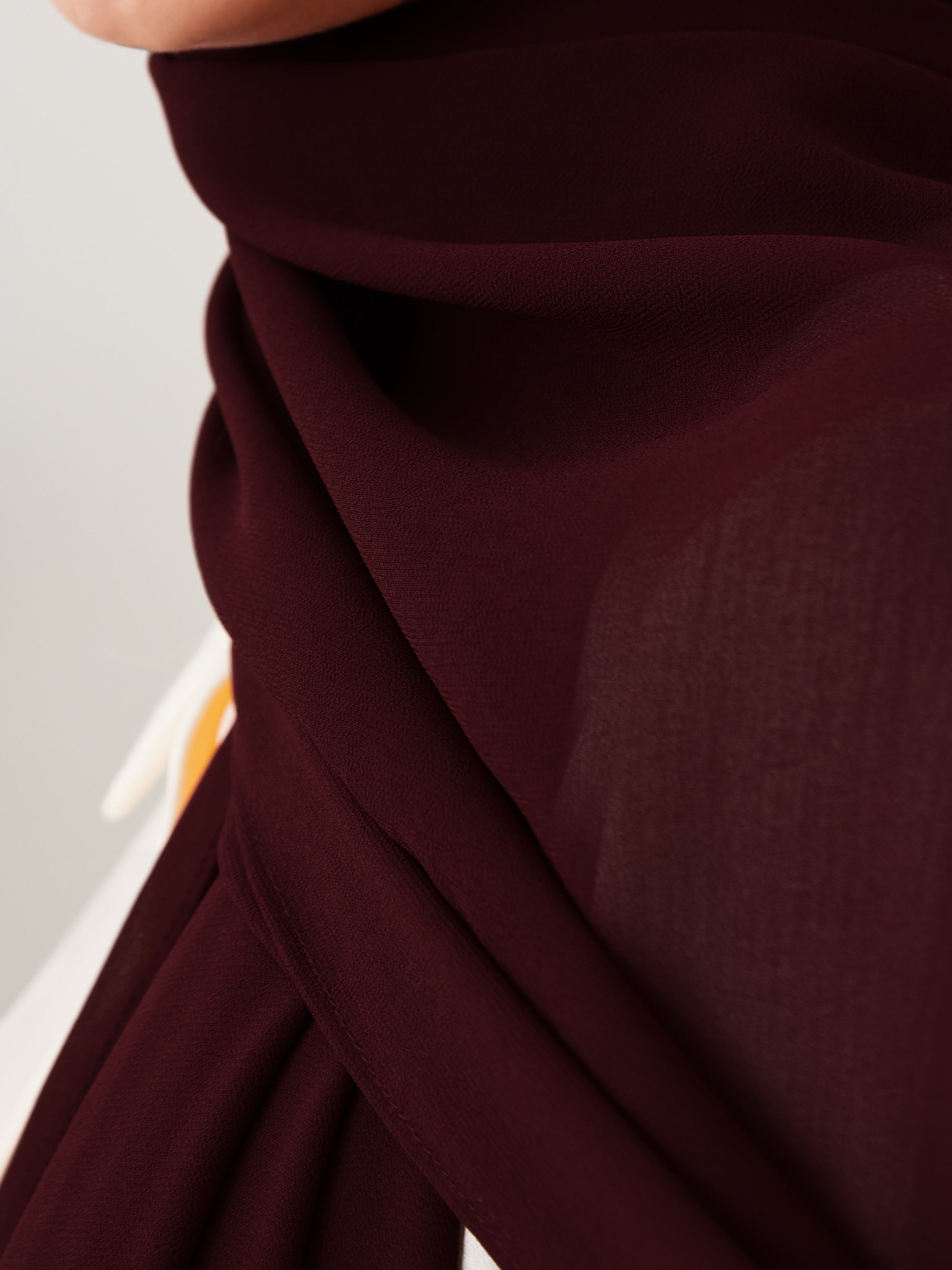 Deluxe Chiffon Hijab Maroon