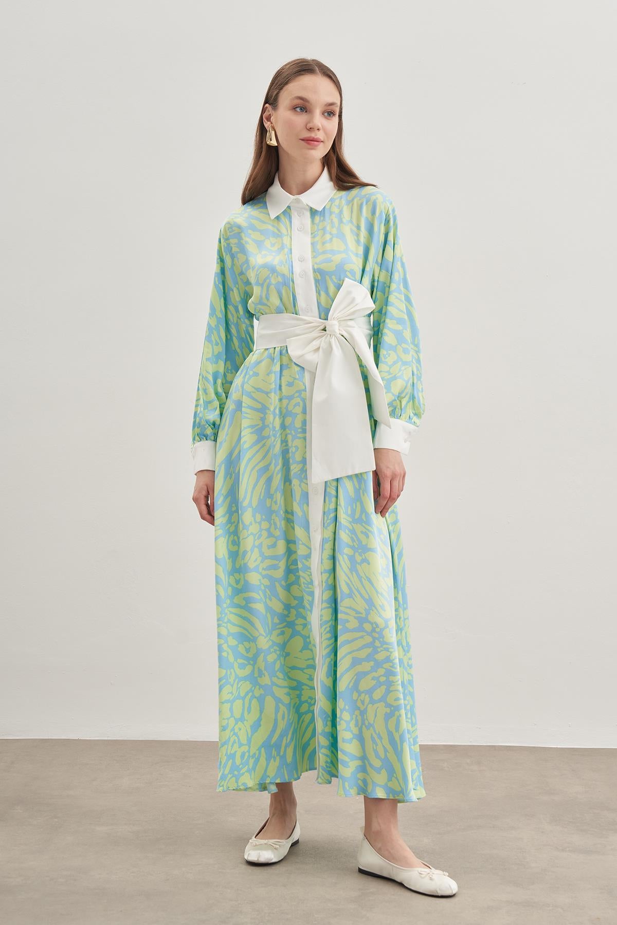 Printed Dress Green Printed Dress Green