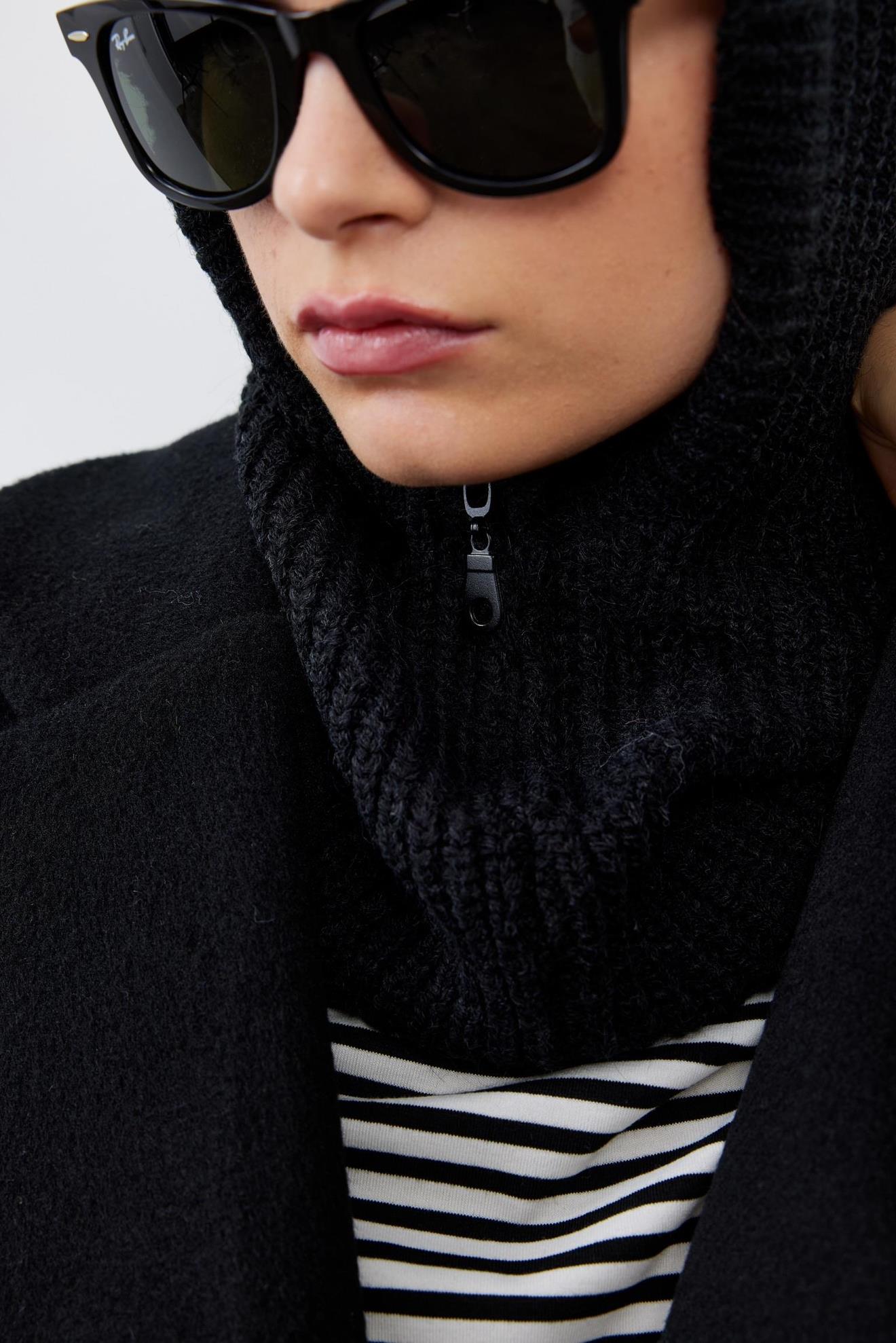 Zipped Balaclava Black