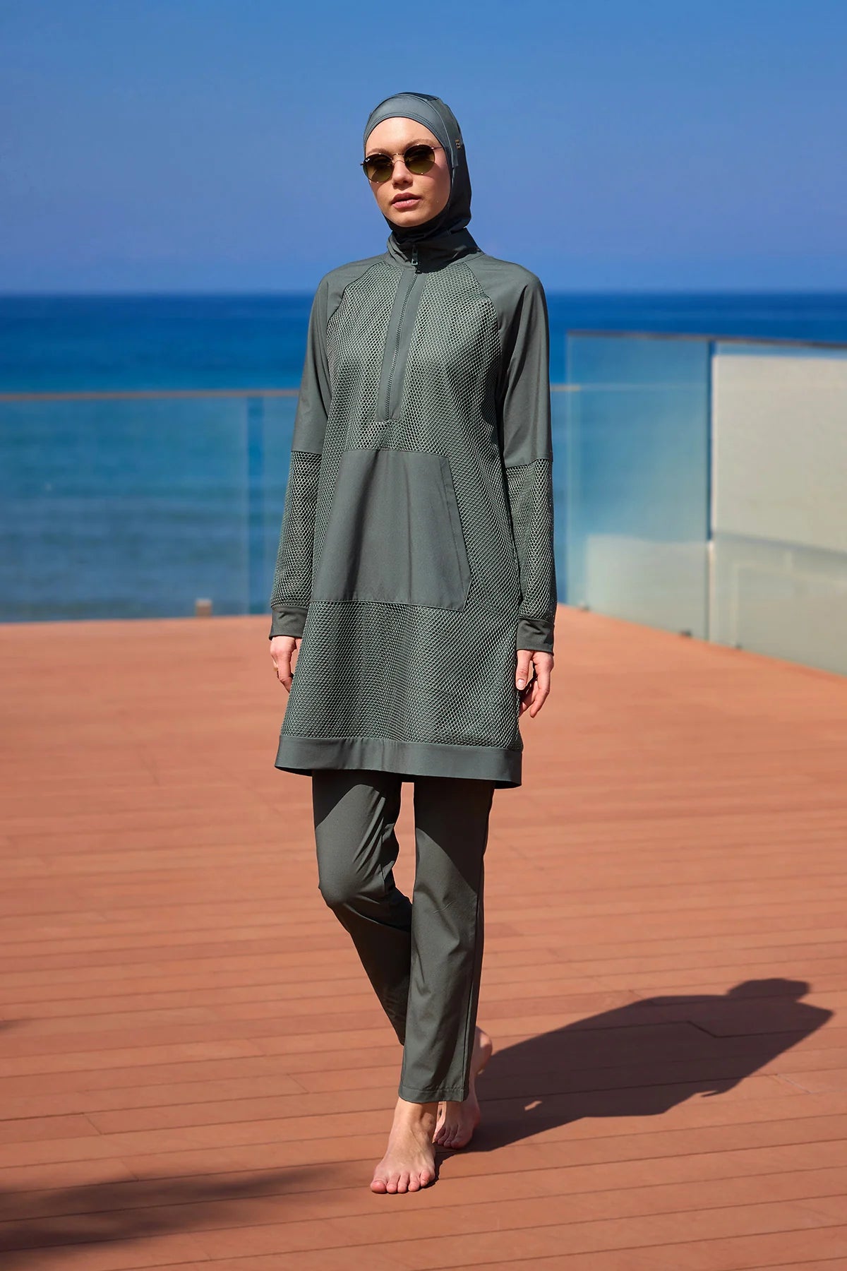 AirMesh 4-Piece Burkini Set Khaki