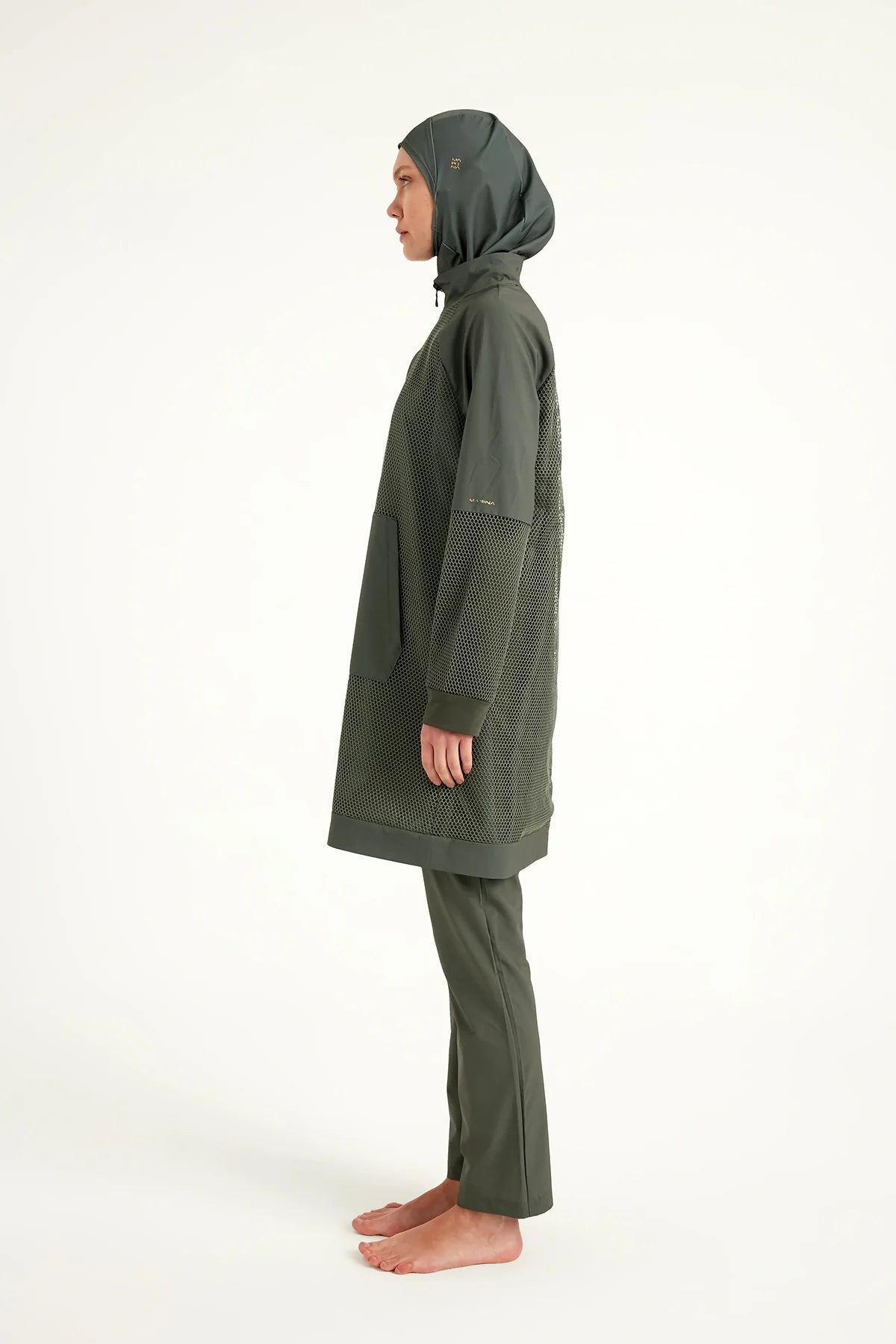 AirMesh 4-Piece Burkini Set Khaki