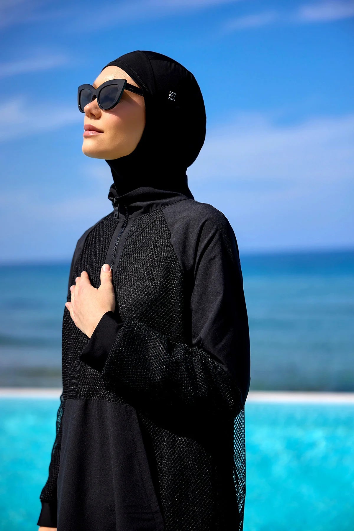 AirMesh 4-Piece Burkini Set Black