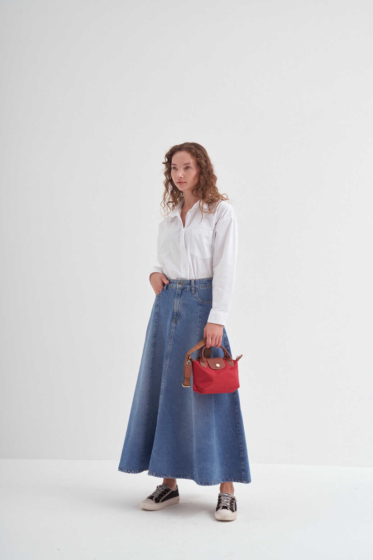 Timeless Denim Skirt