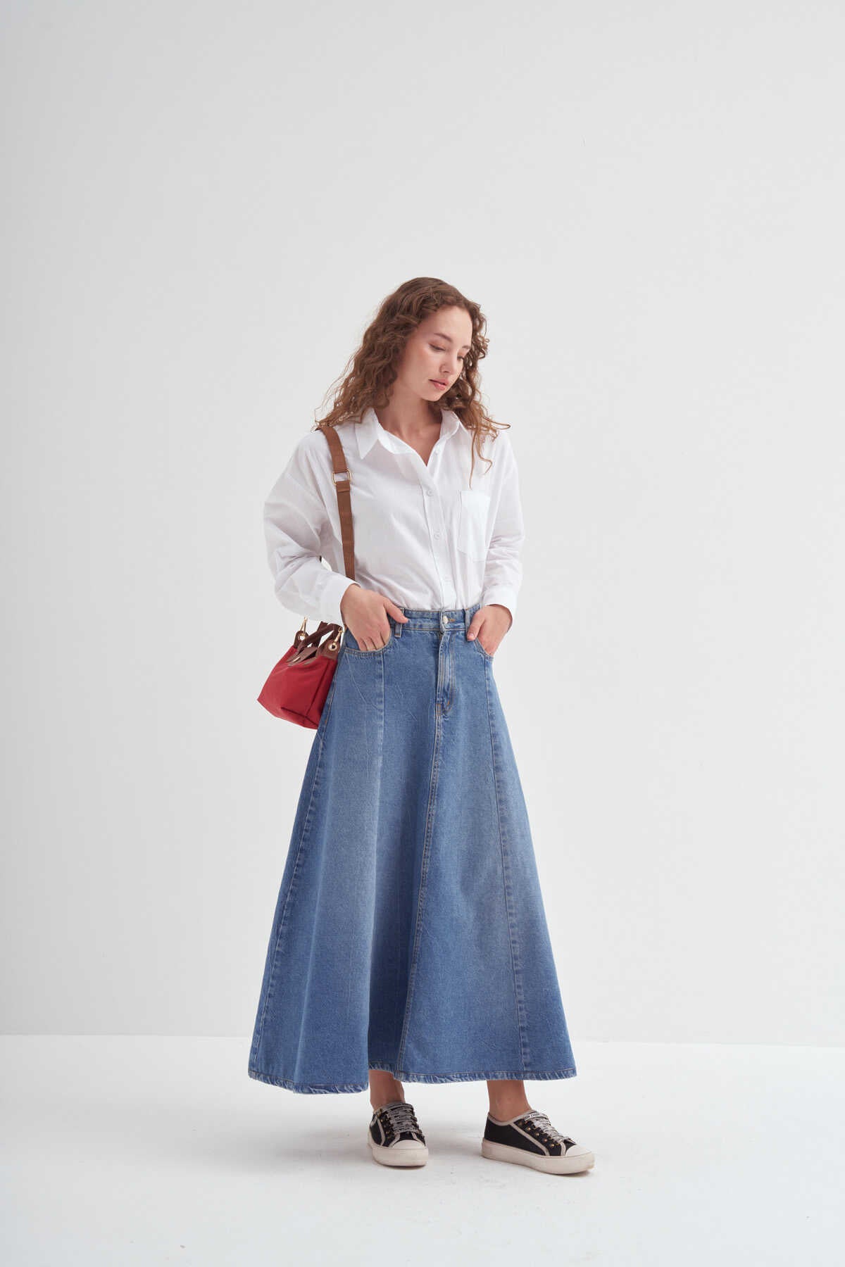 Timeless Denim Skirt